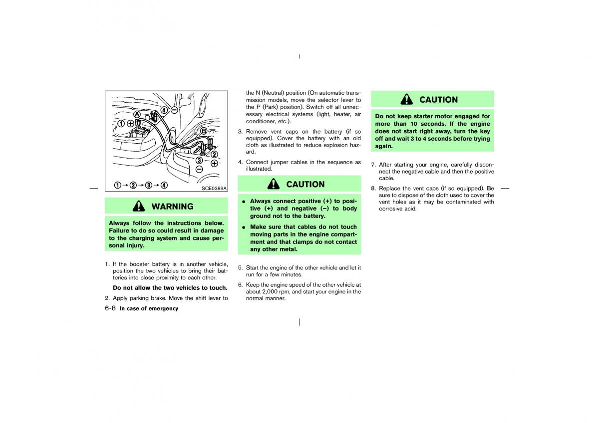 Nissan X Trail T30 I 1 owners manual / page 191