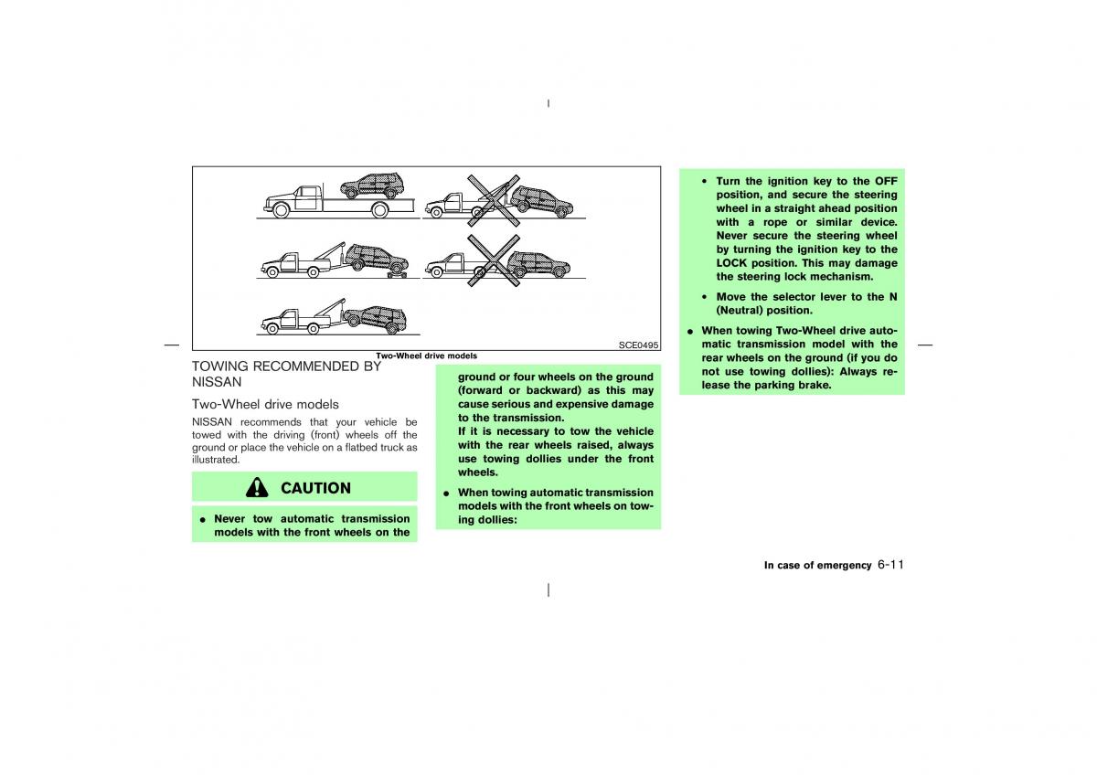 Nissan X Trail T30 I 1 owners manual / page 194