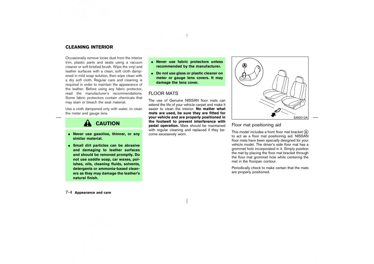 Nissan X Trail T30 I 1 owners manual / page 201