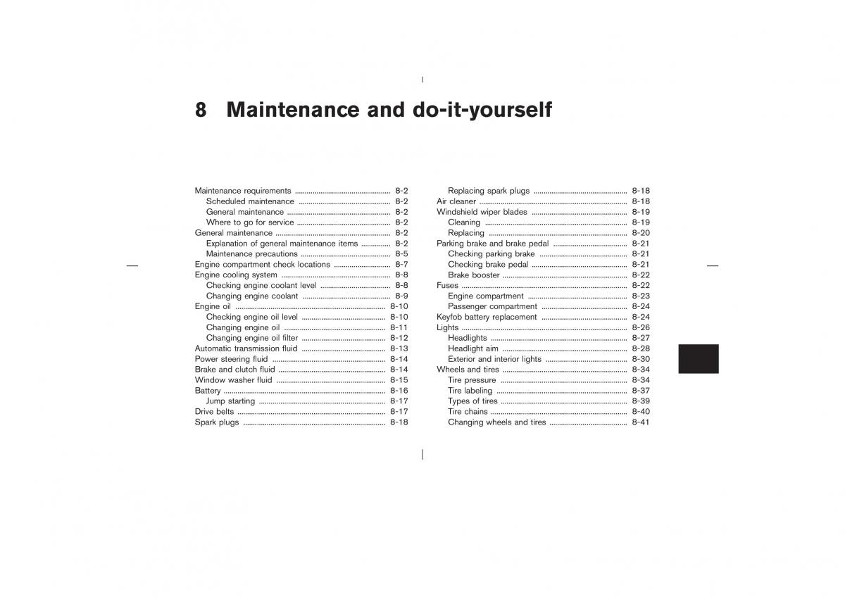 Nissan X Trail T30 I 1 owners manual / page 204