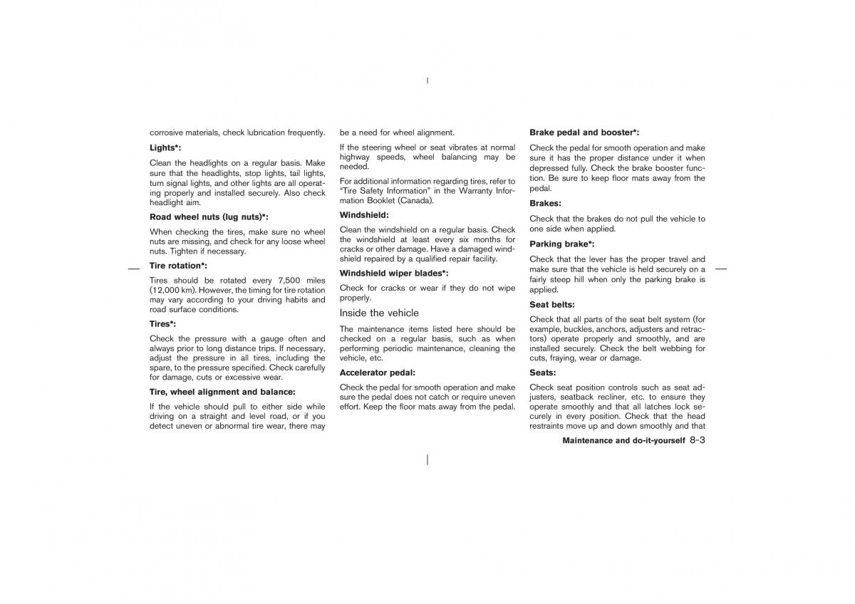 Nissan X Trail T30 I 1 owners manual / page 206