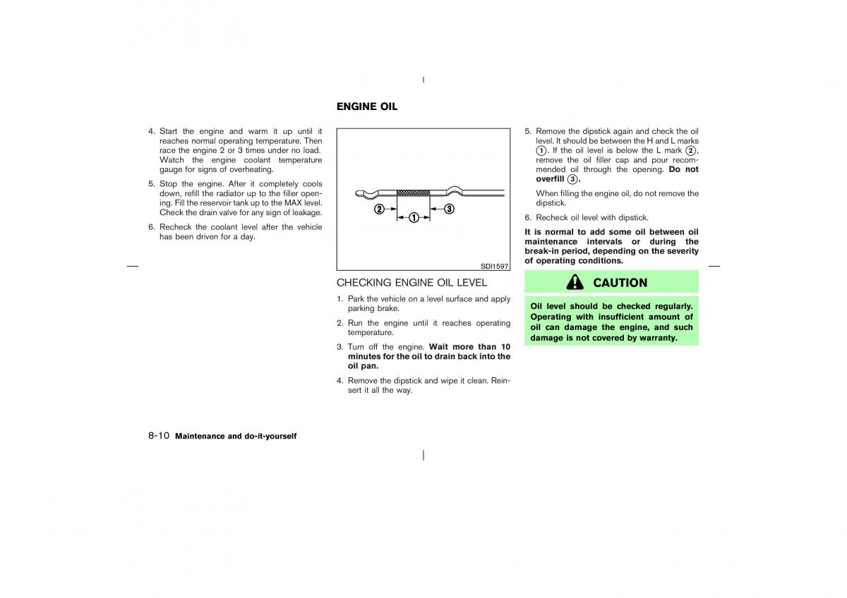 Nissan X Trail T30 I 1 owners manual / page 213