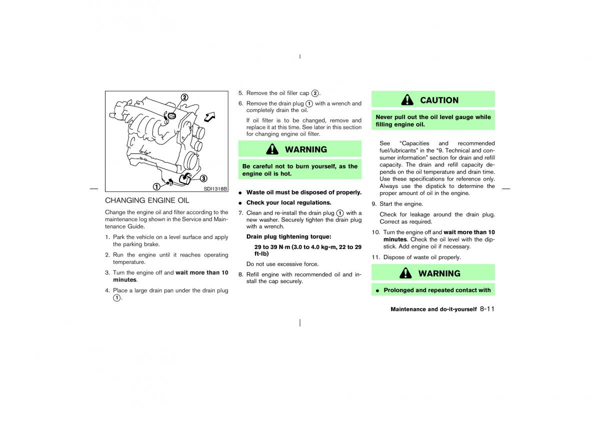 Nissan X Trail T30 I 1 owners manual / page 214