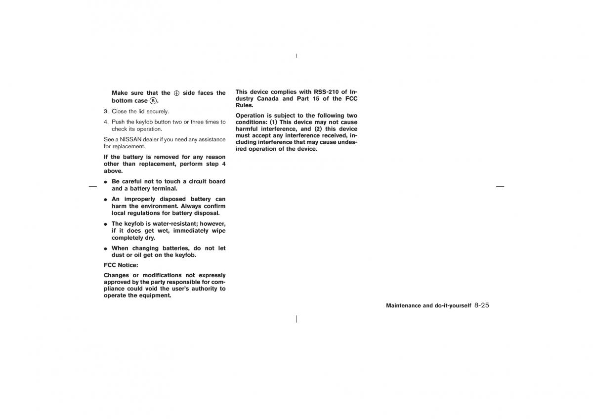 Nissan X Trail T30 I 1 owners manual / page 228