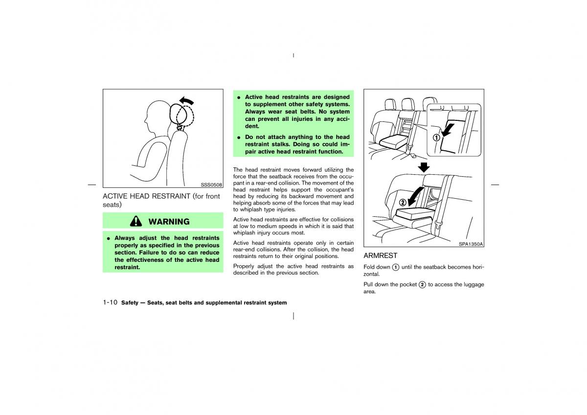 Nissan X Trail T30 I 1 owners manual / page 23