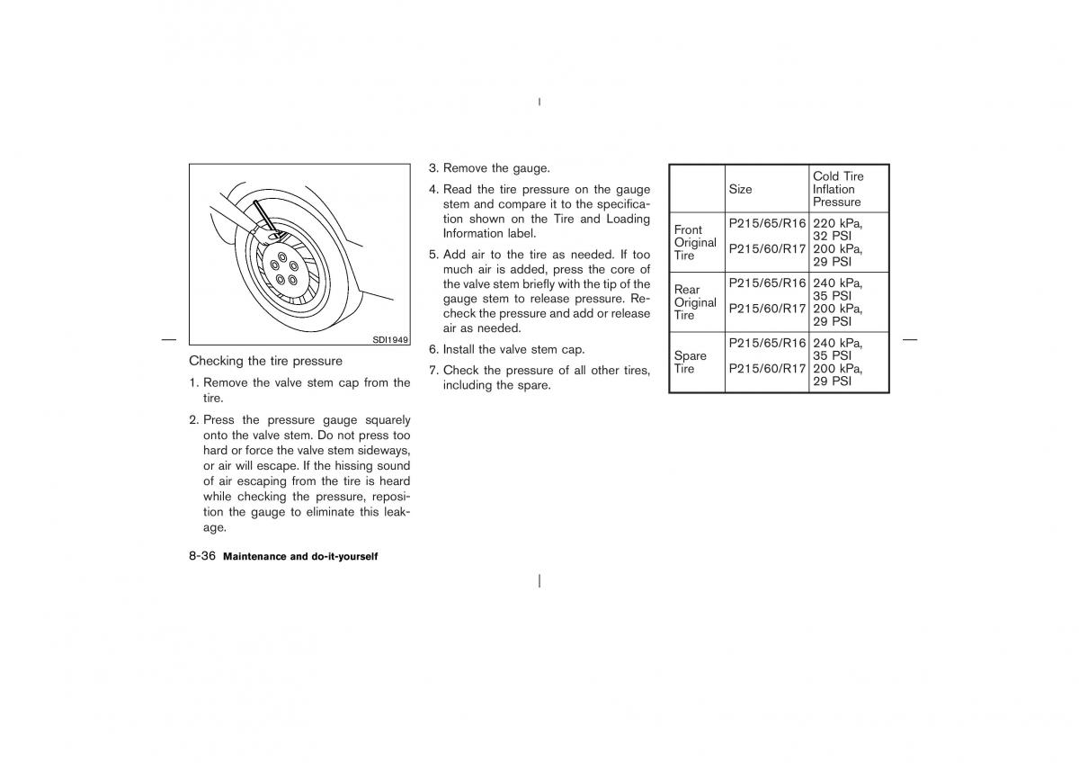 Nissan X Trail T30 I 1 owners manual / page 239