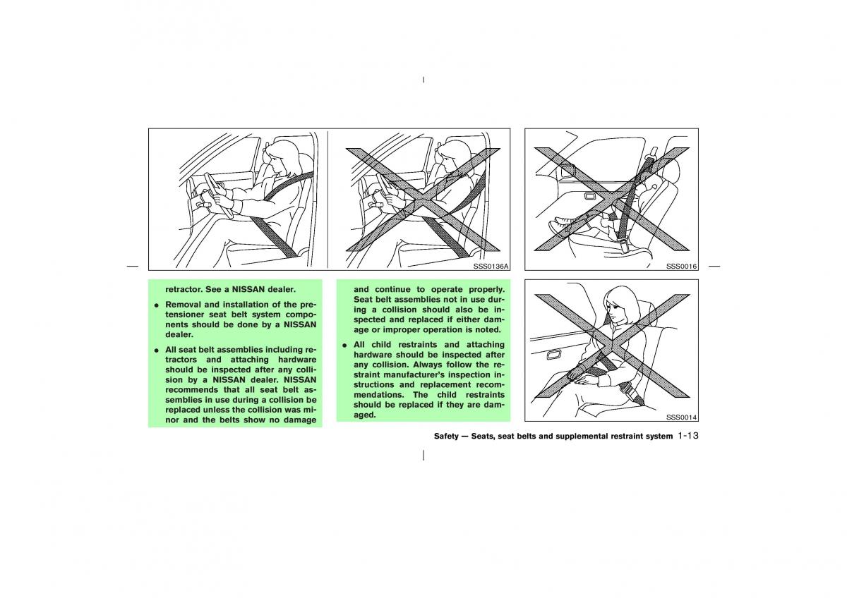 Nissan X Trail T30 I 1 owners manual / page 26