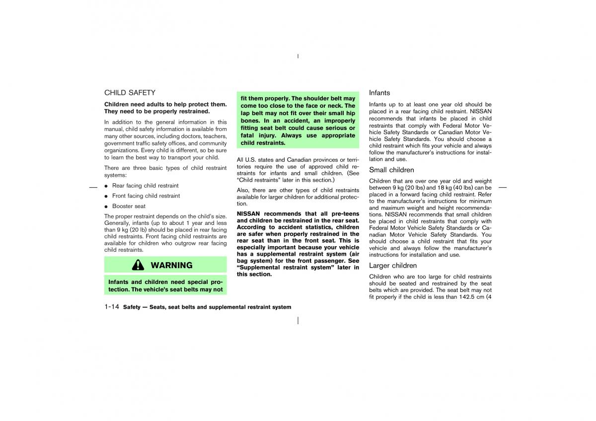 Nissan X Trail T30 I 1 owners manual / page 27