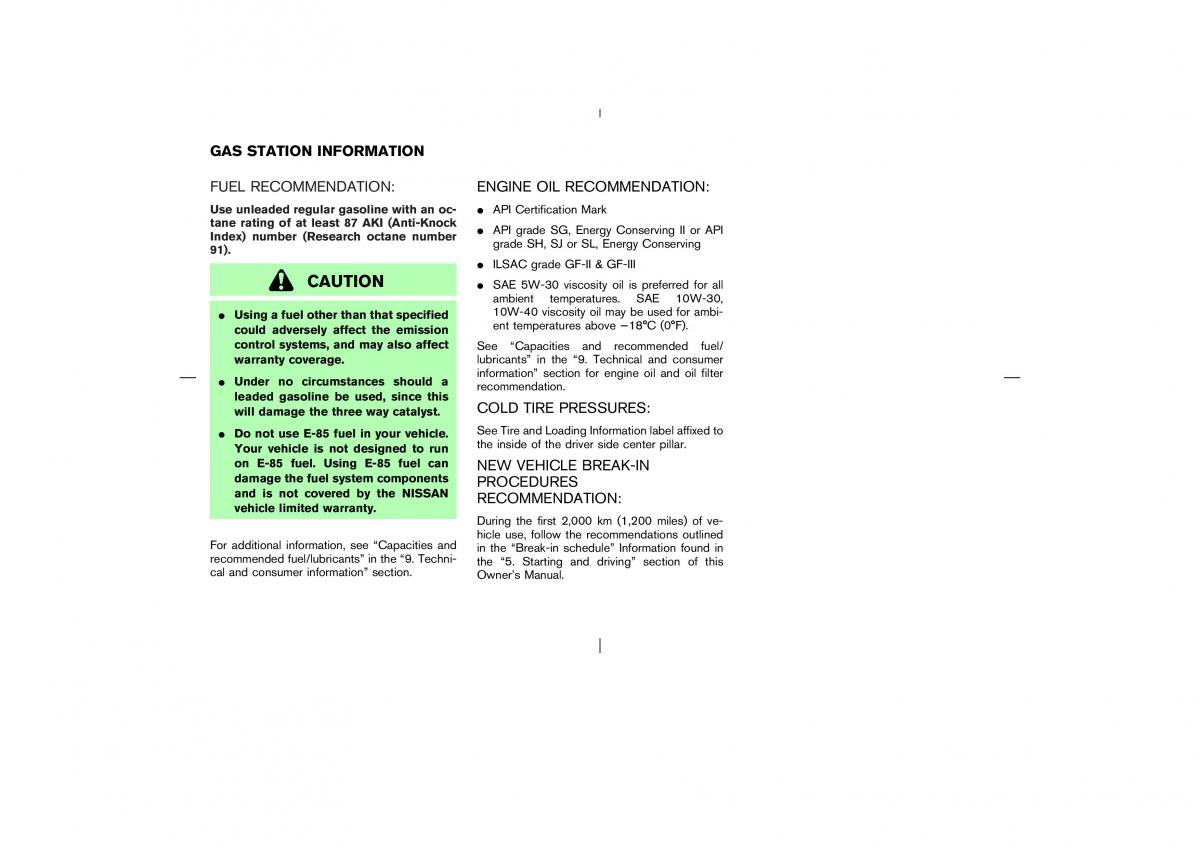 Nissan X Trail T30 I 1 owners manual / page 280