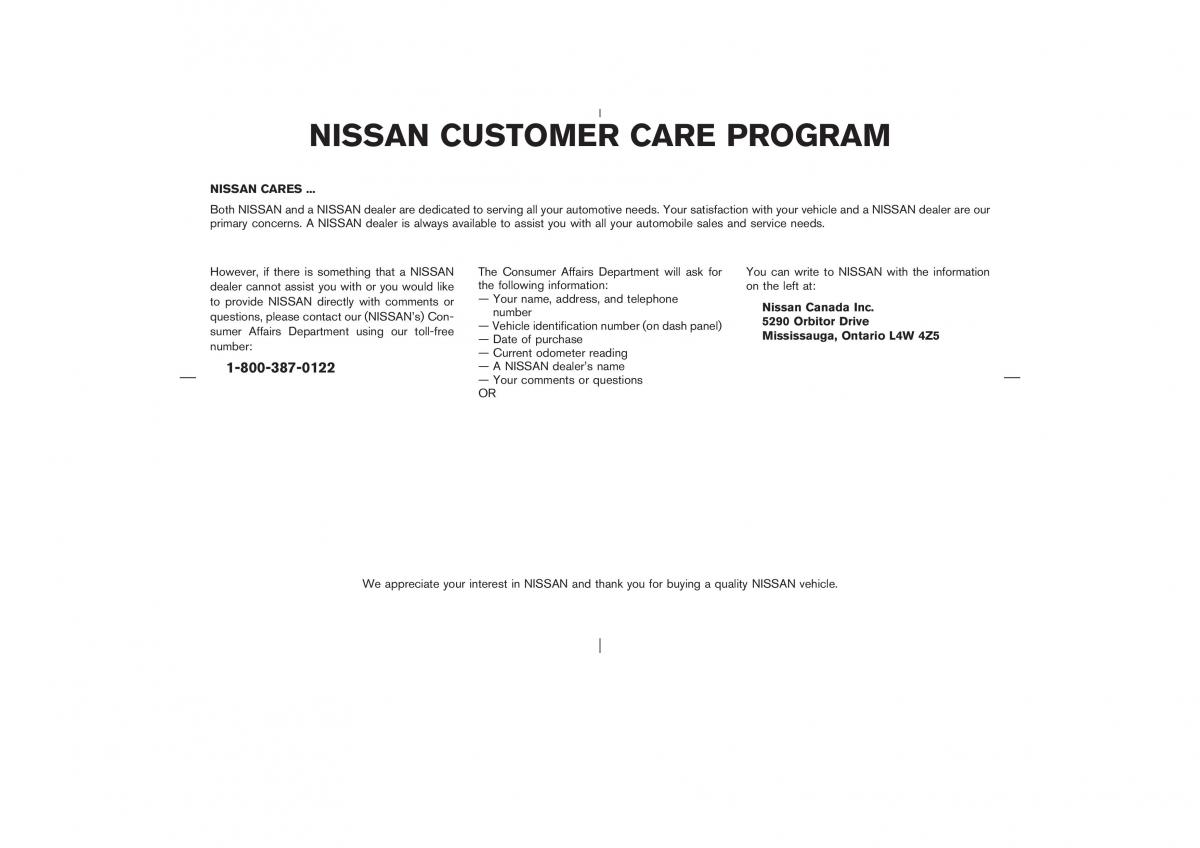 Nissan X Trail T30 I 1 owners manual / page 3