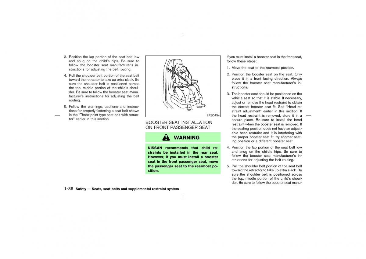 Nissan X Trail T30 I 1 owners manual / page 49