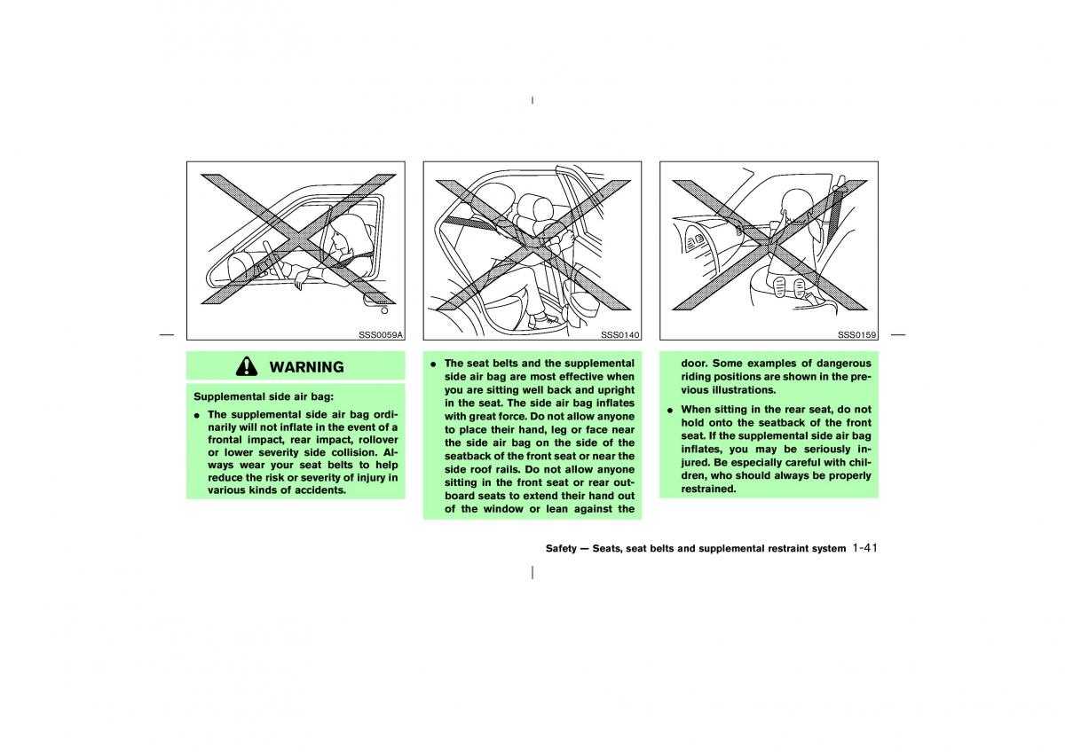 Nissan X Trail T30 I 1 owners manual / page 54