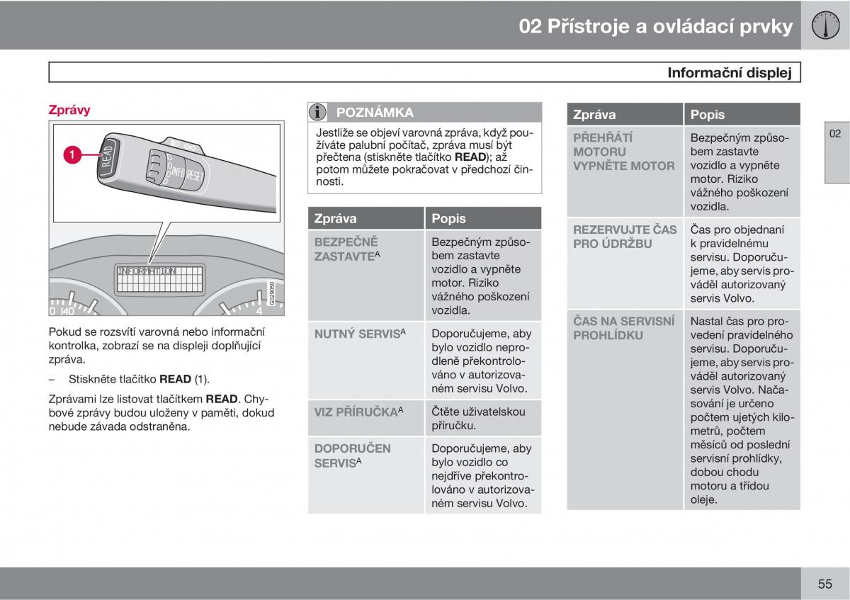 Volvo C30 navod k obsludze / page 57