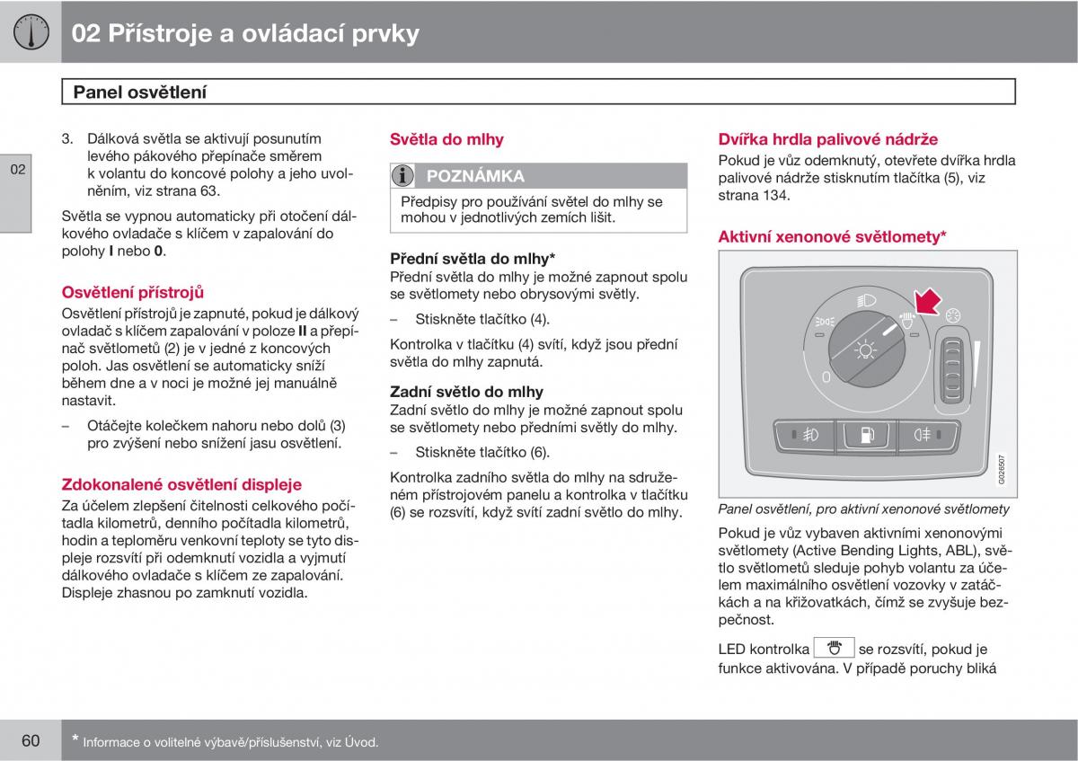 Volvo C30 navod k obsludze / page 62