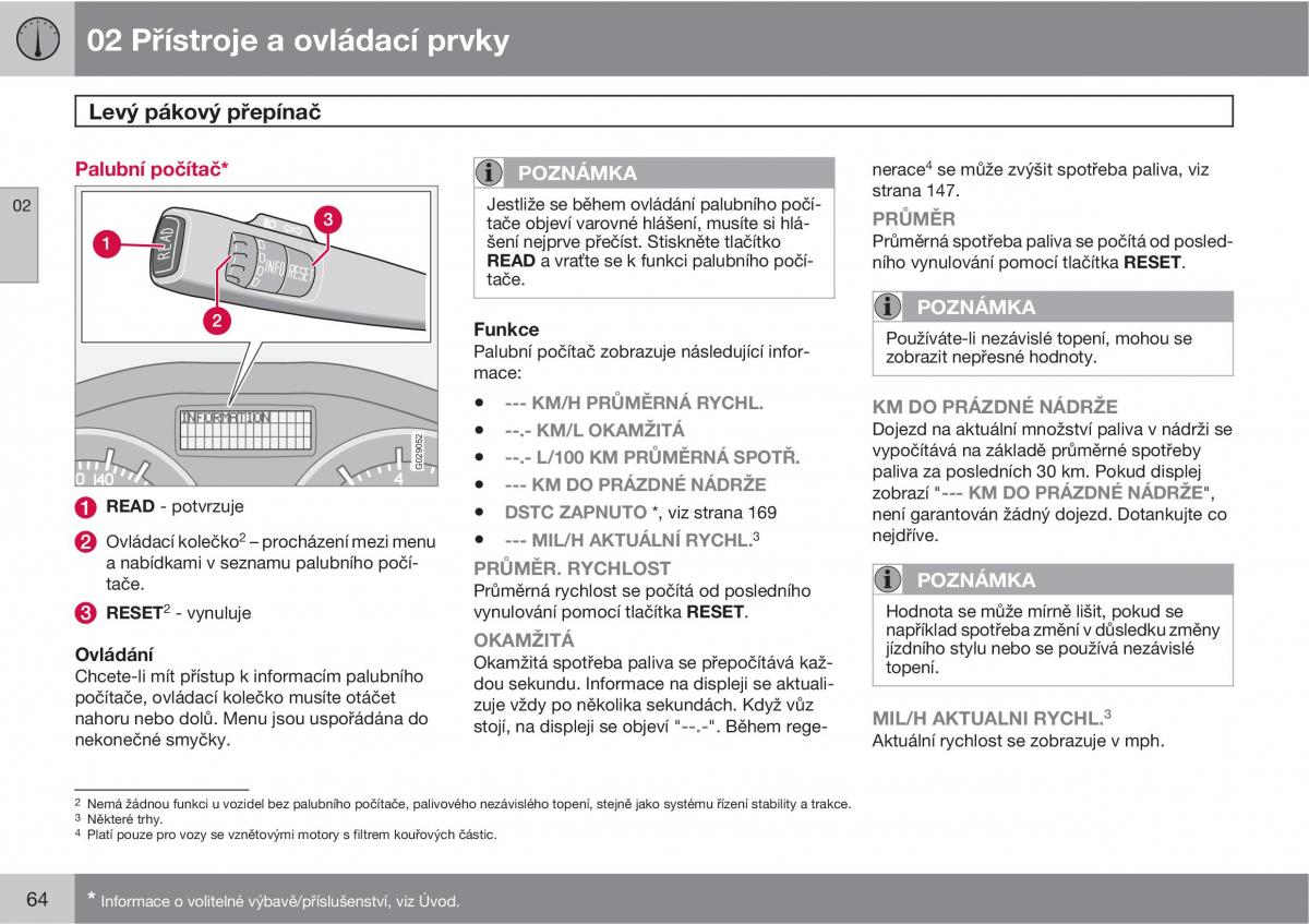 Volvo C30 navod k obsludze / page 66