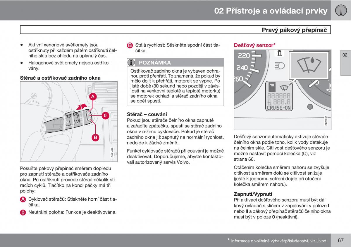 Volvo C30 navod k obsludze / page 69