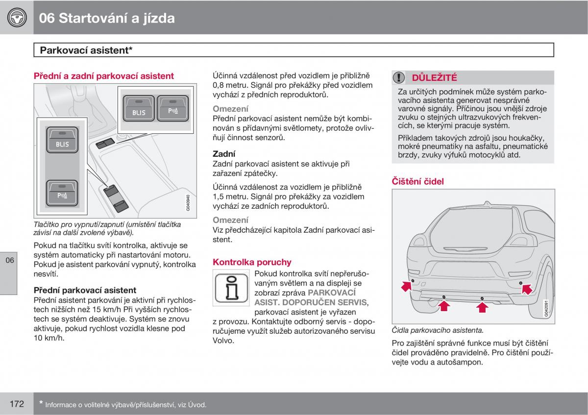 Volvo C30 navod k obsludze / page 174