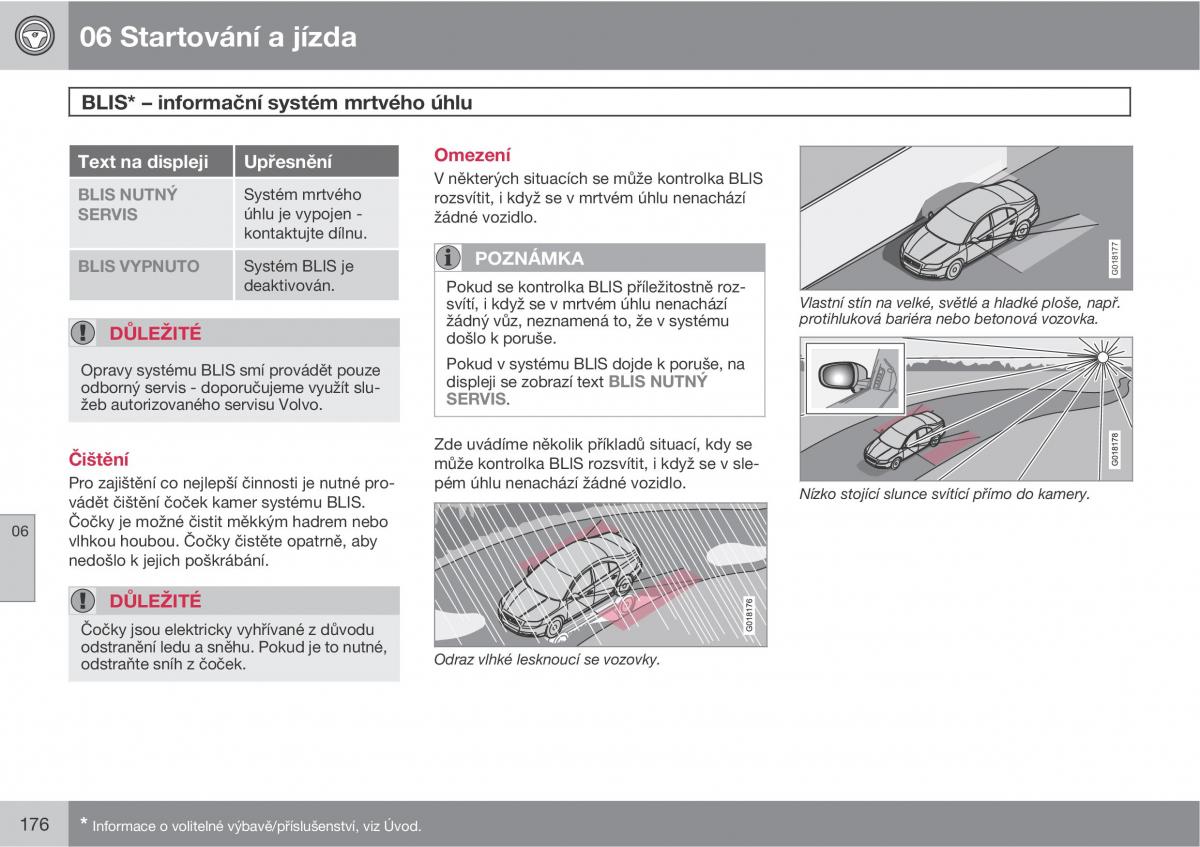 Volvo C30 navod k obsludze / page 178