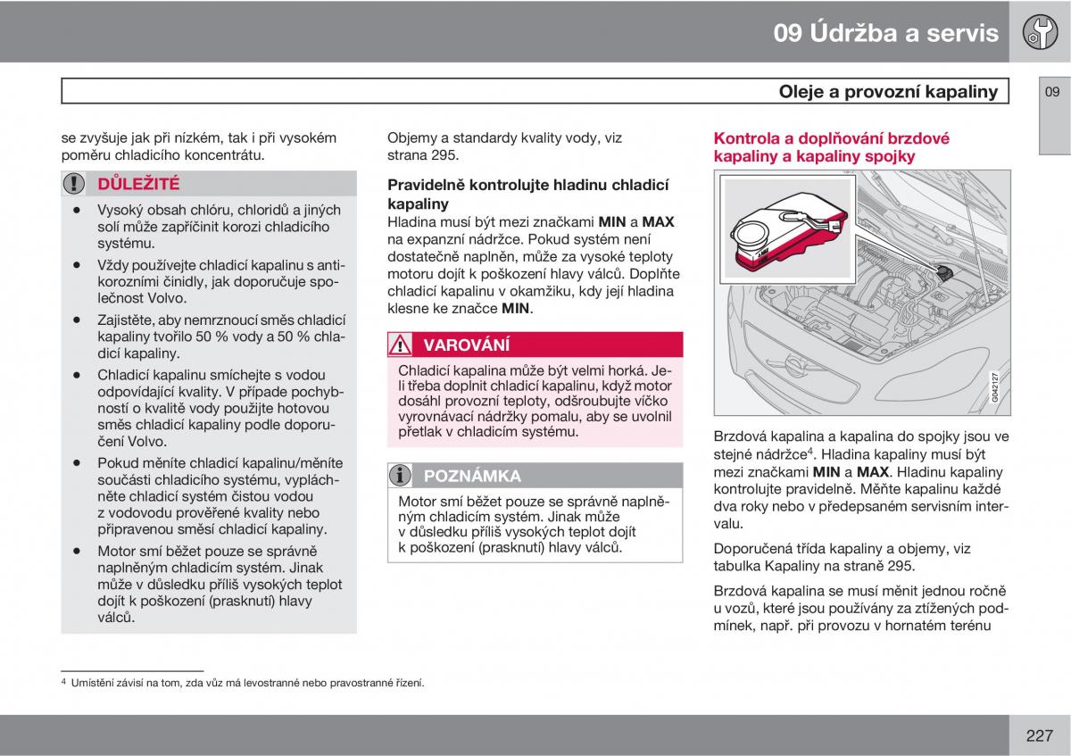 Volvo C30 navod k obsludze / page 229