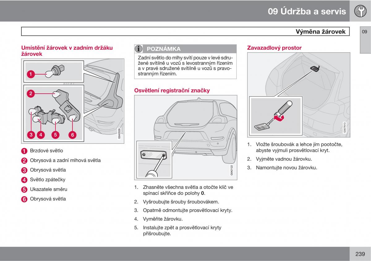 Volvo C30 navod k obsludze / page 241