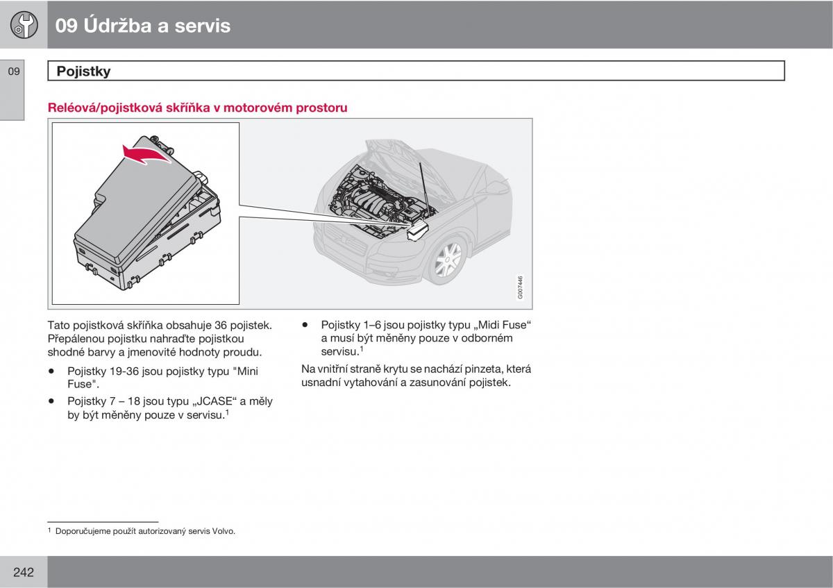 Volvo C30 navod k obsludze / page 244