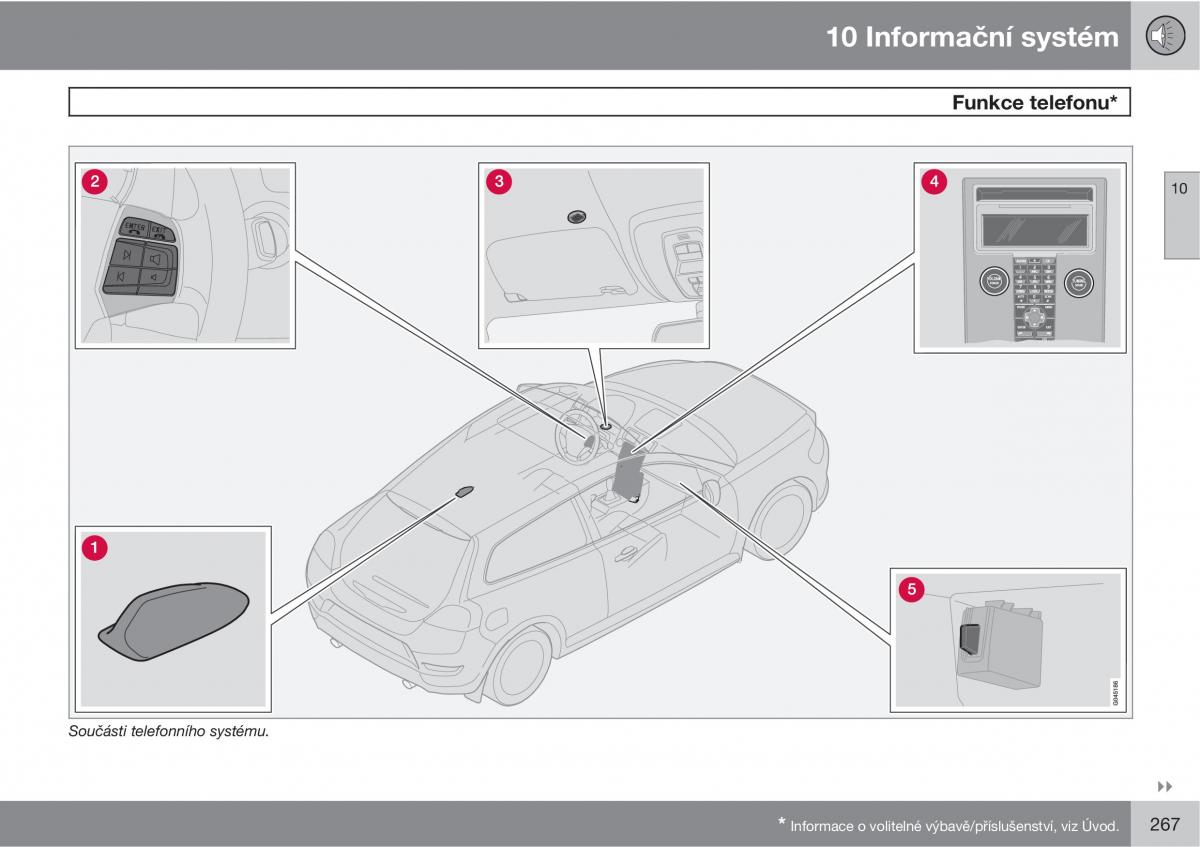 Volvo C30 navod k obsludze / page 269