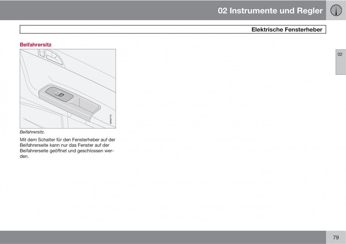 Volvo C30 Handbuch / page 81