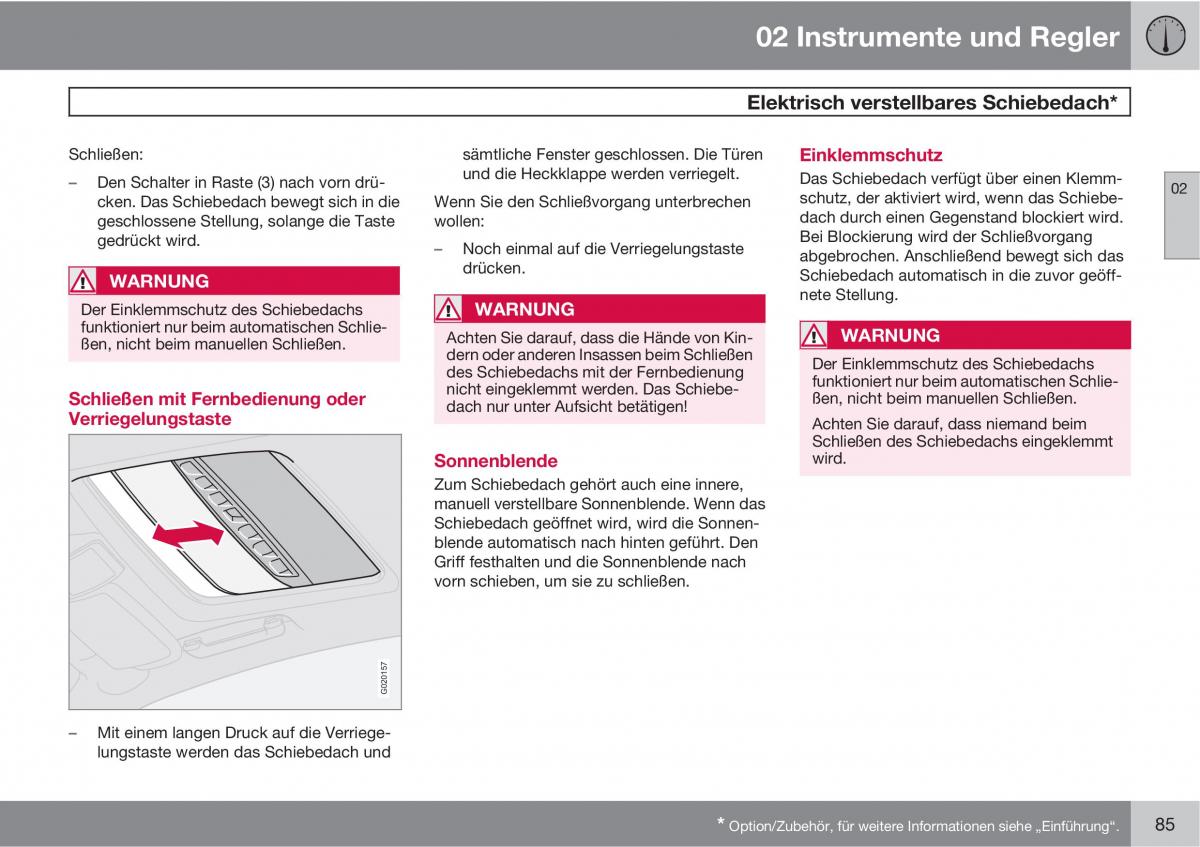 Volvo C30 Handbuch / page 87