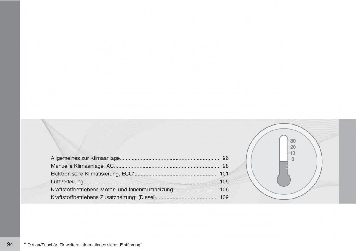 Volvo C30 Handbuch / page 96