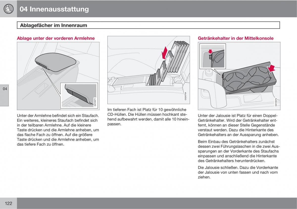 Volvo C30 Handbuch / page 124