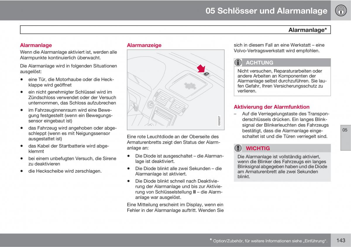 Volvo C30 Handbuch / page 145