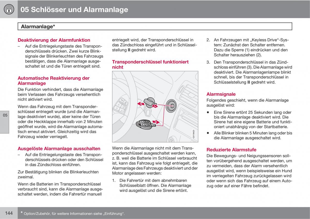 Volvo C30 Handbuch / page 146