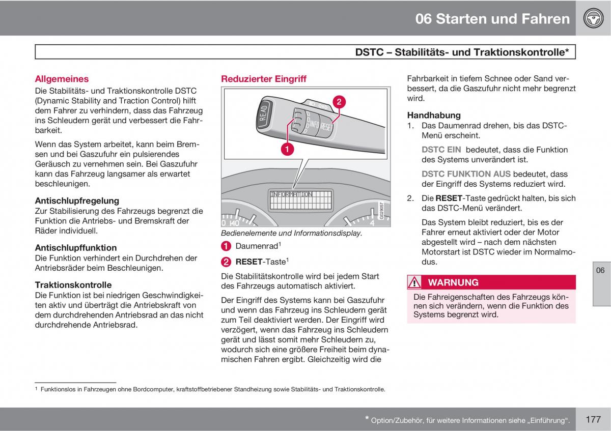 Volvo C30 Handbuch / page 179