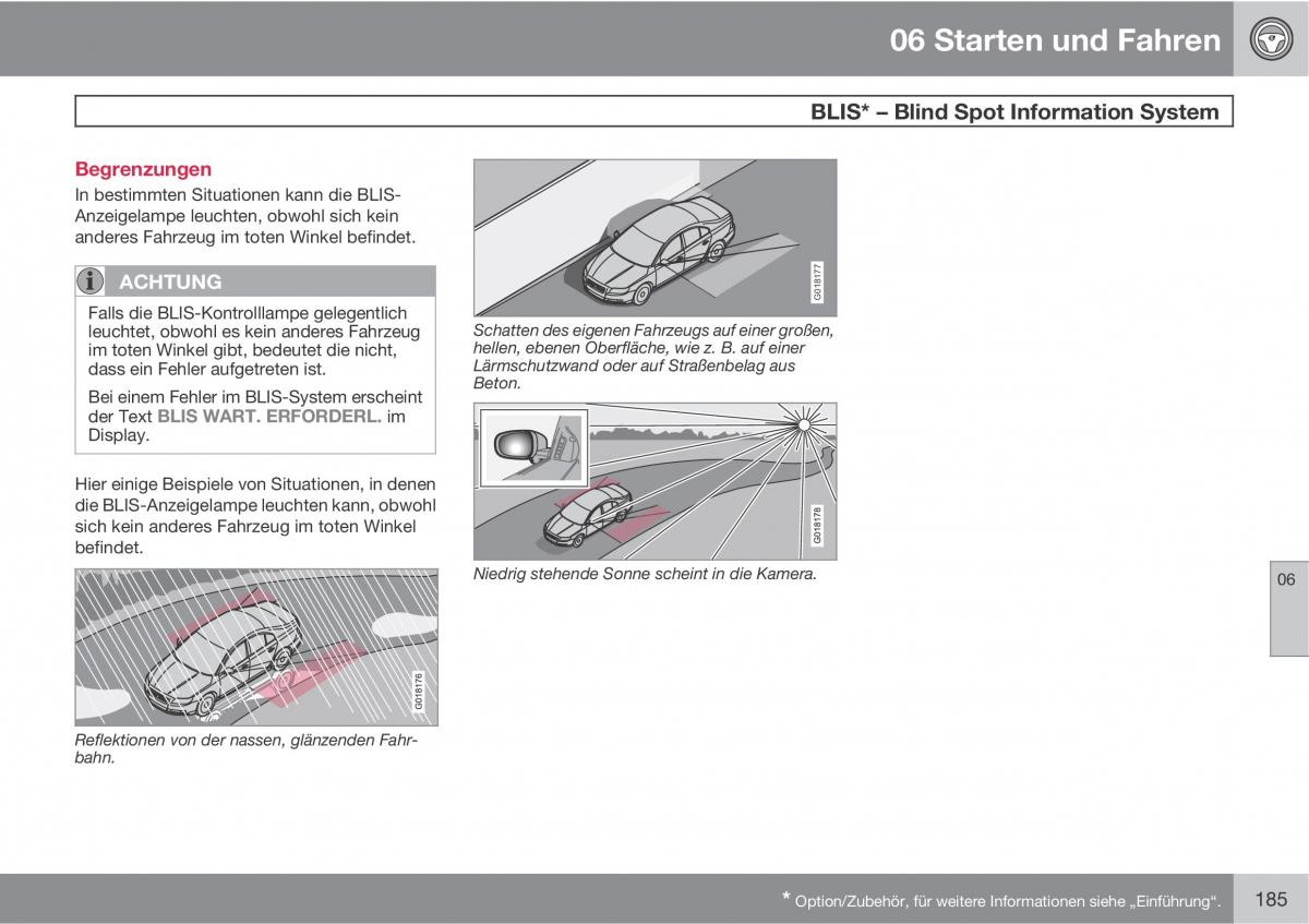 Volvo C30 Handbuch / page 187