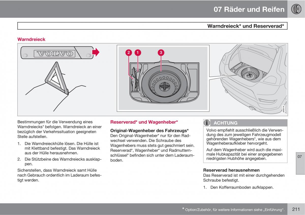 Volvo C30 Handbuch / page 213