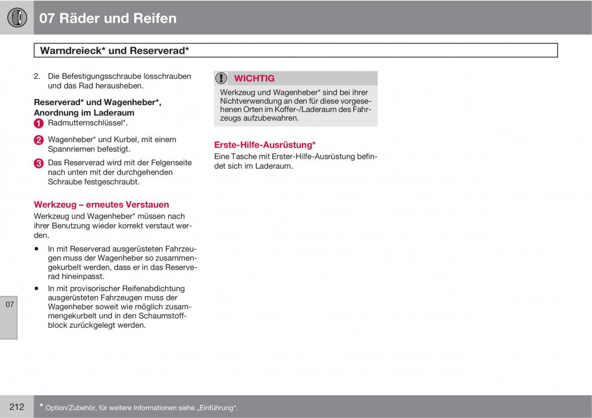 Volvo C30 Handbuch / page 214