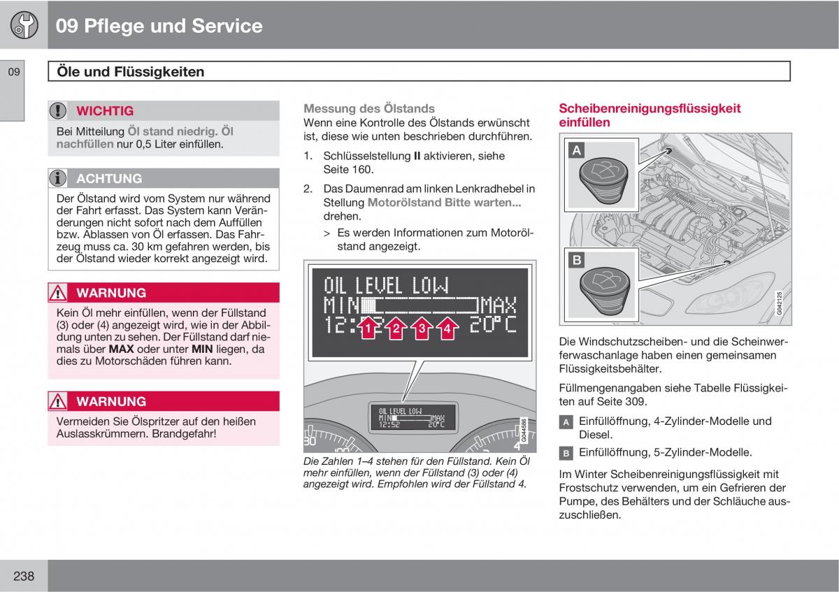 Volvo C30 Handbuch / page 240