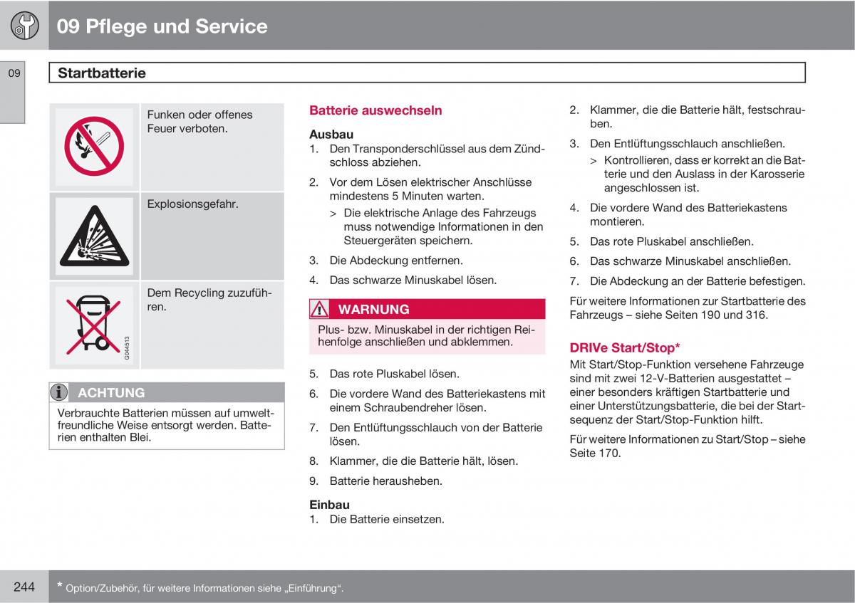 Volvo C30 Handbuch / page 246