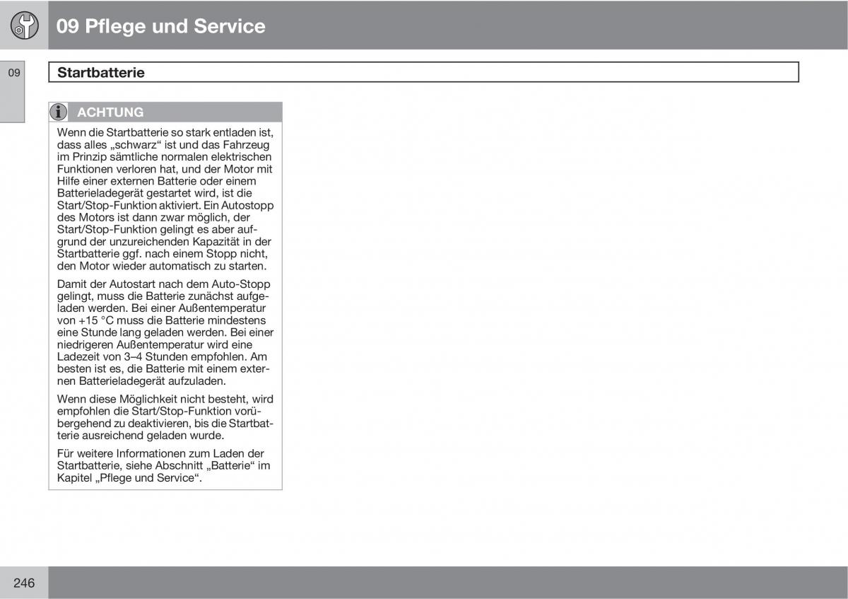 Volvo C30 Handbuch / page 248