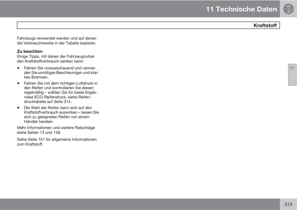 Volvo C30 Handbuch / page 315