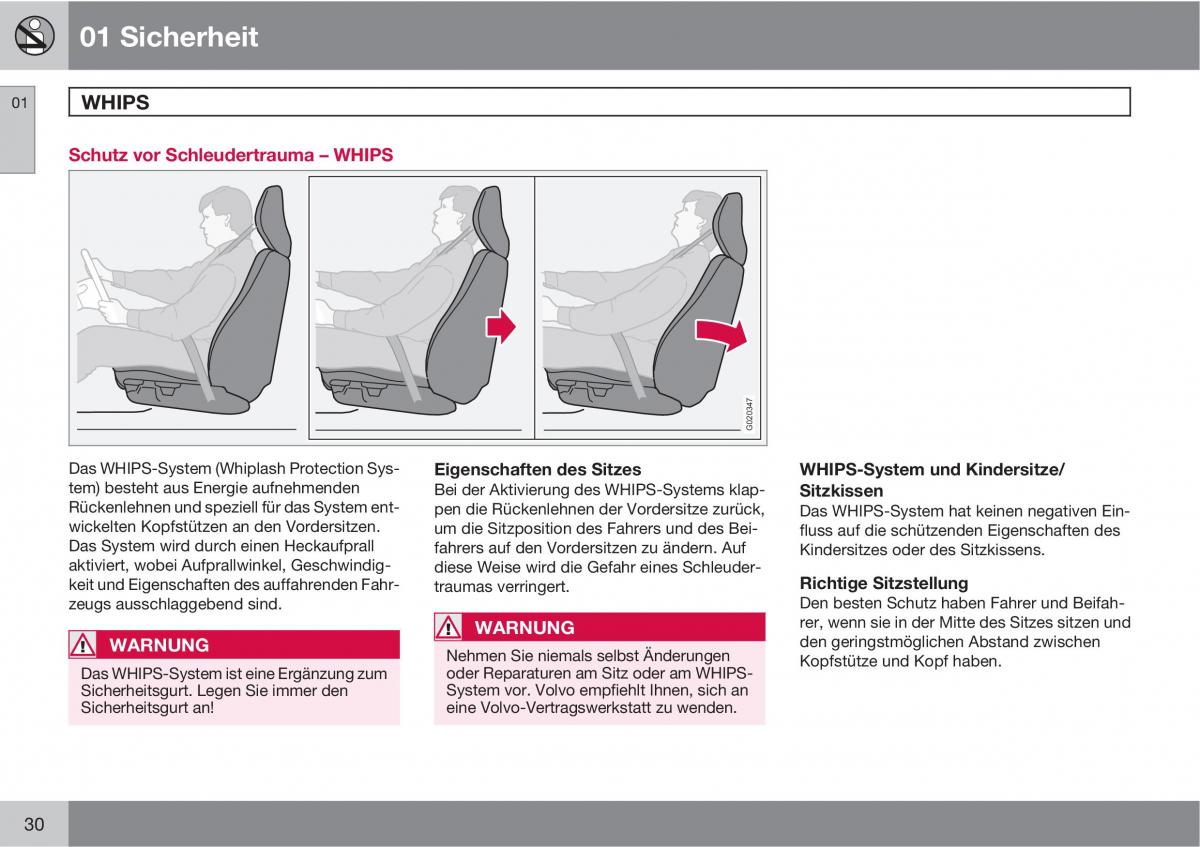 Volvo C30 Handbuch / page 32