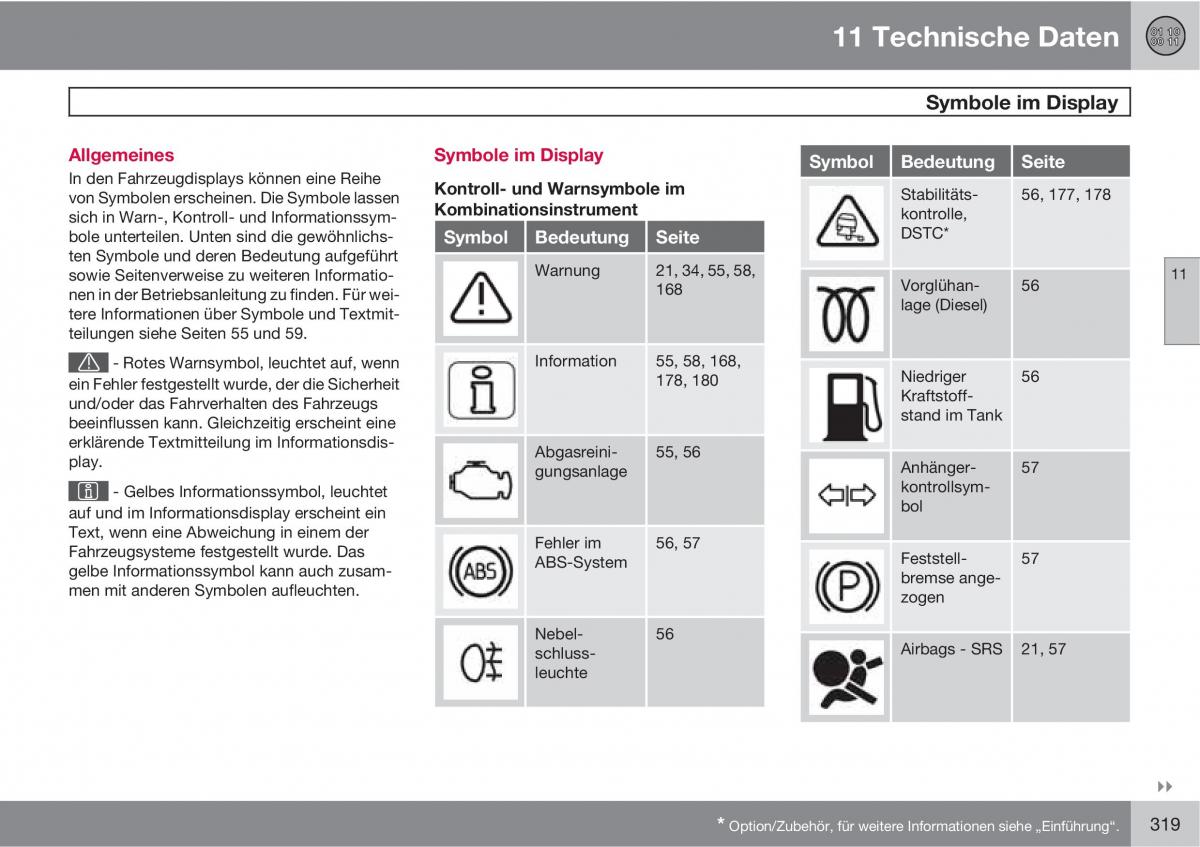 Volvo C30 Handbuch / page 321