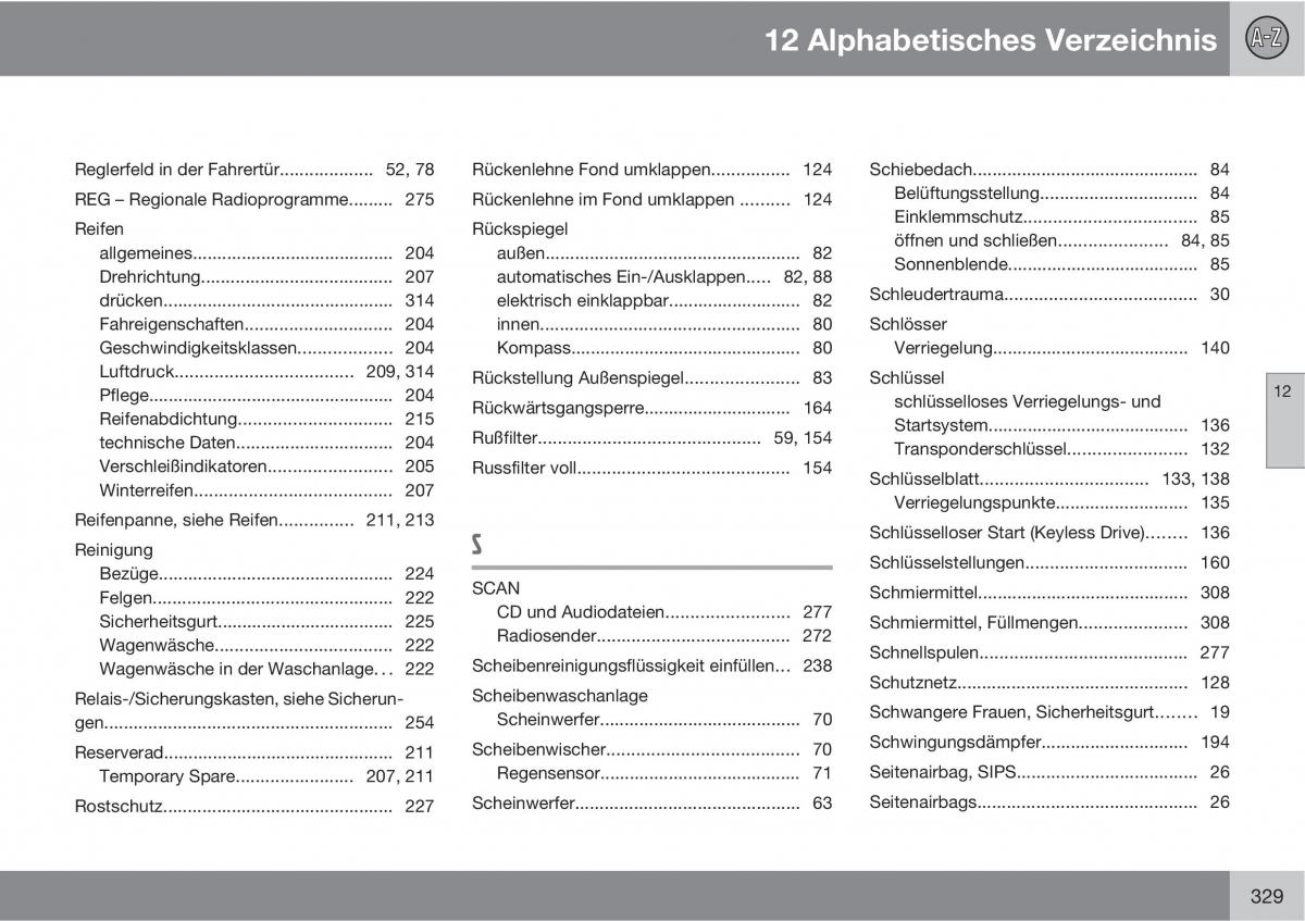 Volvo C30 Handbuch / page 331