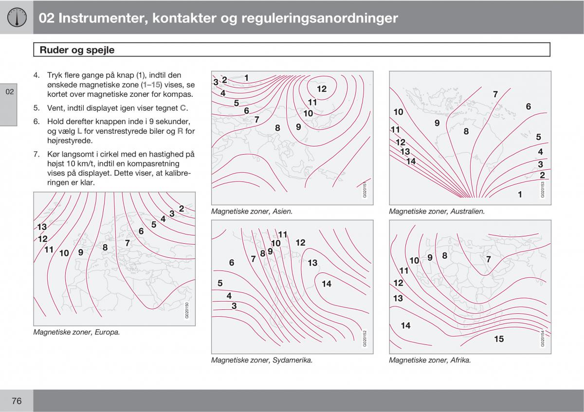 Volvo C30 Bilens instruktionsbog / page 78