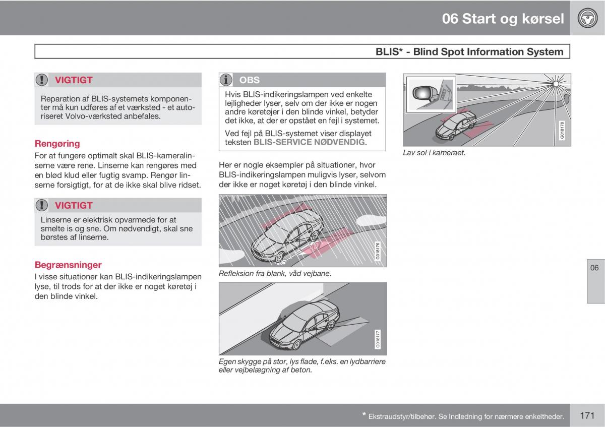 Volvo C30 Bilens instruktionsbog / page 173