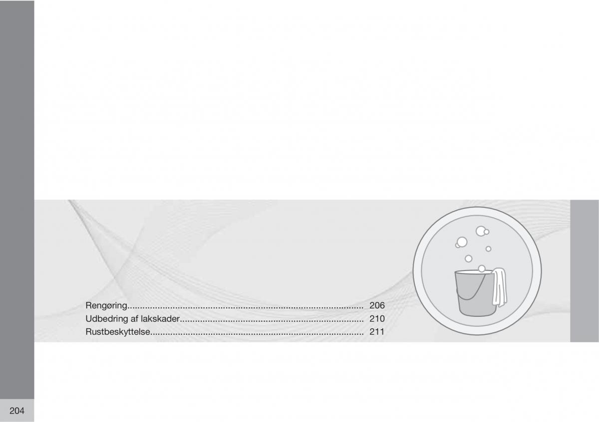 Volvo C30 Bilens instruktionsbog / page 206