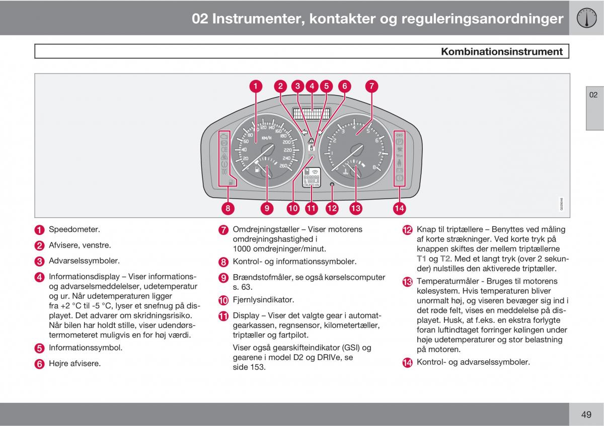 Volvo C30 Bilens instruktionsbog / page 51