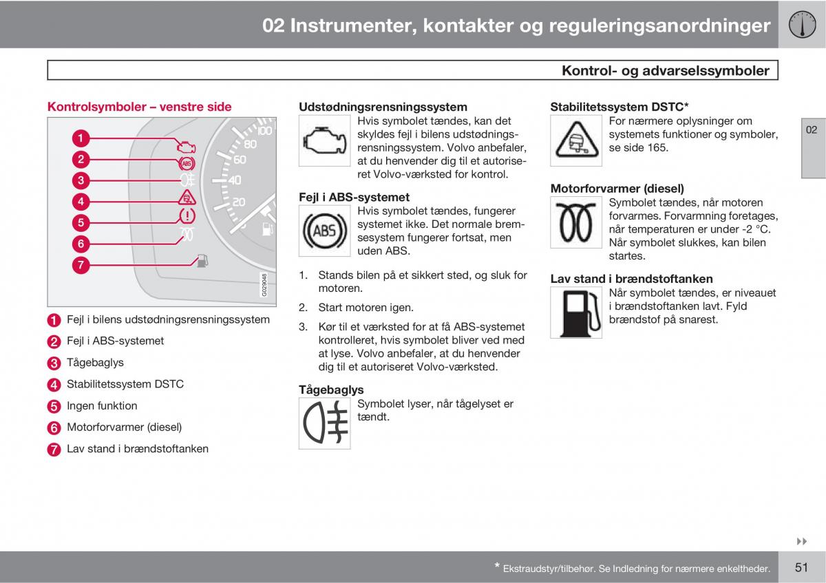 Volvo C30 Bilens instruktionsbog / page 53