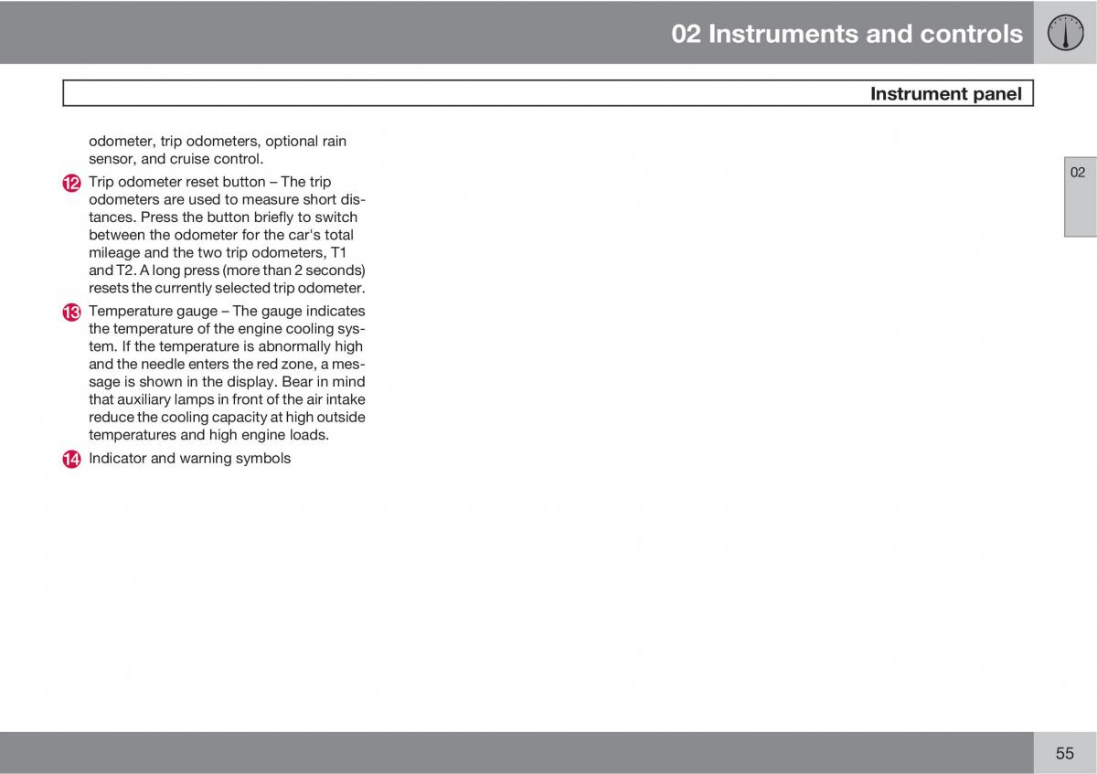 Volvo C30 owners manual / page 55