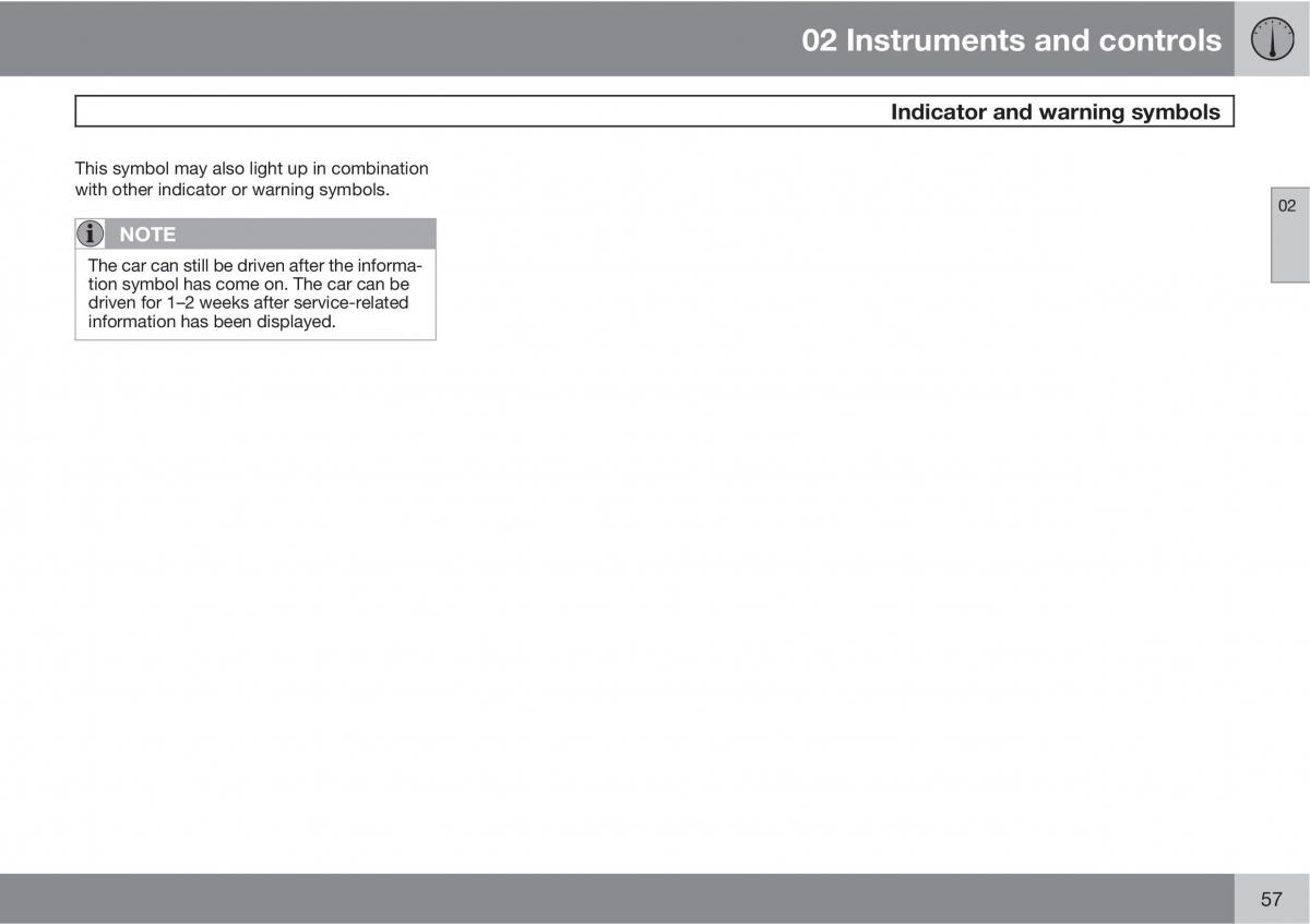 Volvo C30 owners manual / page 57